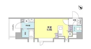 リバーレ月島【5階】の間取り