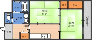 神田レジデンス【6階】の間取り