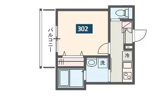 MELDIA大宮桜木町I【3階】の間取り
