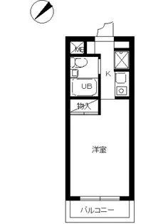 スカイコート阿佐ヶ谷【1階】の間取り