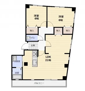 スカイステーション【6階】の間取り