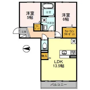 ドミール・ヨシダ・トロワ【3階】の間取り