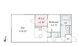 trias374【1階】の間取り