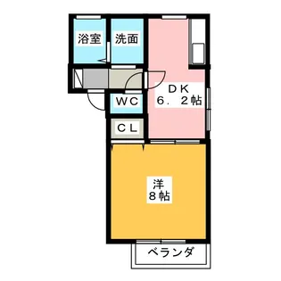 プラムヒルズ【1階】の間取り