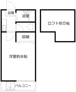 愛郷ハイツ【2階】の間取り