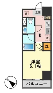 メインステージ新小岩【5階】の間取り