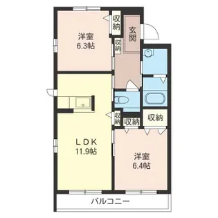 パステル湘南【3階】の間取り