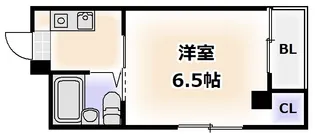 ブロッサム阿倍野【4階】の間取り