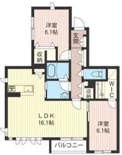 ポポラーレ【3階】の間取り