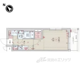 ベラジオ雅び京都洛北ガーデン【1階】の間取り