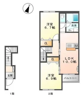 Grape House【2階】の間取り