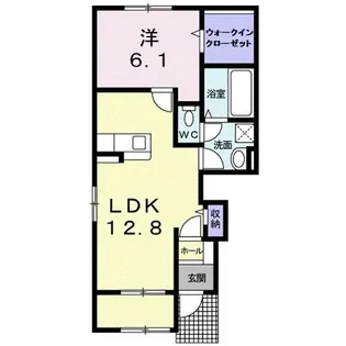 クラネ【1階】の間取り