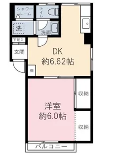 山上ロイヤルマンション【3階】の間取り
