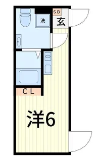 アスフォート青戸【1階】の間取り