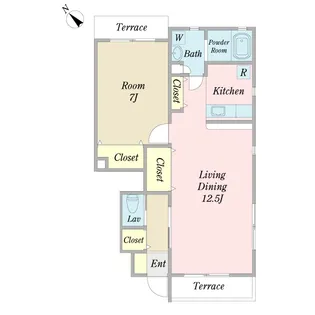 ソシアI【1階】の間取り