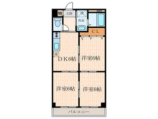 エクセルコ-ト【2階】の間取り