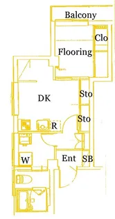 初音ヶ丘アパートメント【3階】の間取り