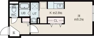 ファランドール手稲I【2階】の間取り
