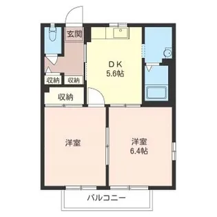 グレイス麻生【2階】の間取り