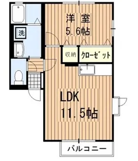 プロップルメゾンB【2階】の間取り