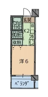 トーマス牧港2【1階】の間取り