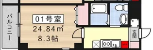 リズ新北野【7階】の間取り