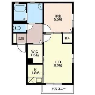 エスペランサS【2階】の間取り