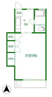 さつき荘【1階】の間取り