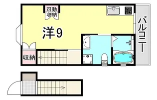 タイトハイツ【2階】の間取り