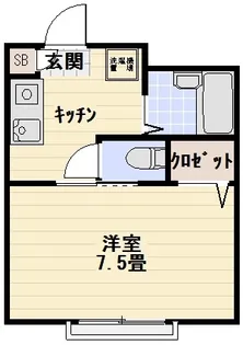 セブンプレイス【2階】の間取り