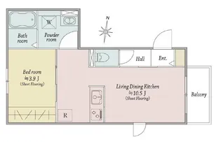 LUM HEIGHTS【3階】の間取り