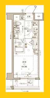 CREVISTA横浜綱島【2階】の間取り