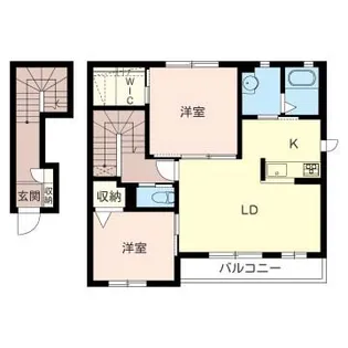 ヴィスタナハウス【2階】の間取り