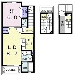 チェリーガーデン【3階】の間取り