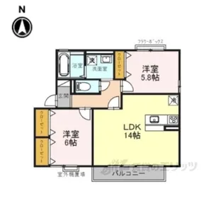 WoHNuNG【2階】の間取り