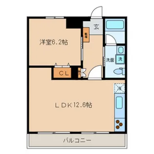コンフォール【3階】の間取り