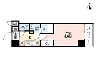 ヒルズパークサイド【1階】の間取り