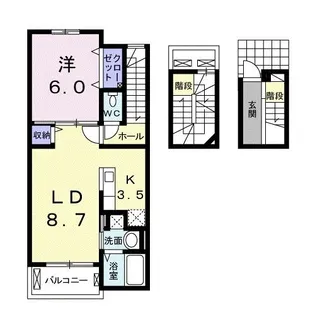プラウド シティ 南大塚 D【3階】の間取り
