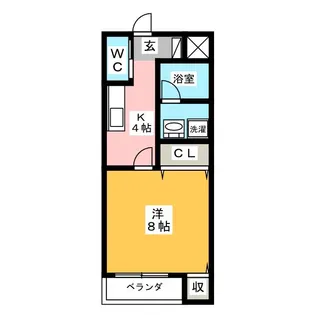 ロイヤル・オーク【1階】の間取り