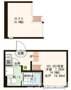 Arvita小岩【1階】の間取り