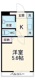 スカイパル鈴金【2階】の間取り
