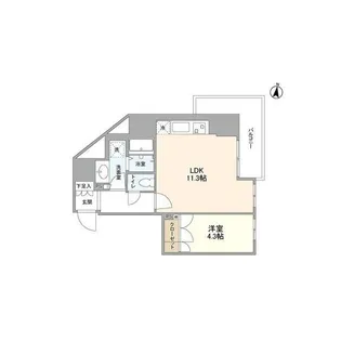 OPEN BLOOM SUMIDA YAHIRO【4階】の間取り
