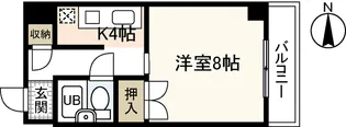 シャンティハイツ【2階】の間取り