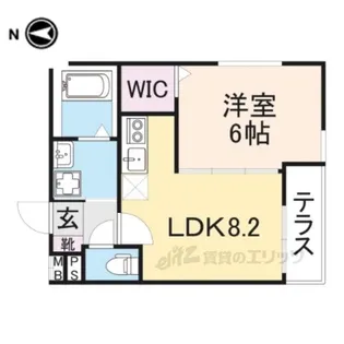フジパレス吉田EAST【2階】の間取り