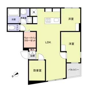 エテルネル曳舟【4階】の間取り