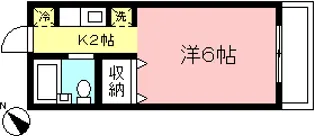 エレガントミヤ【1階】の間取り