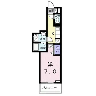 メゾンド・御領町【3階】の間取り