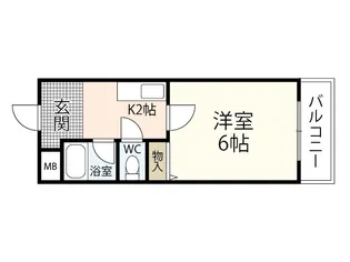 サンシャイン曙【4階】の間取り