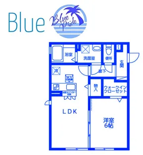 ロワール藤沢【1階】の間取り