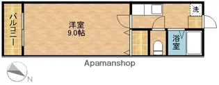 エクセランI【2階】の間取り